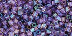 Toho Cube Inside-Color Rainbow Rosaline/Opaque Purple Lined  Hover