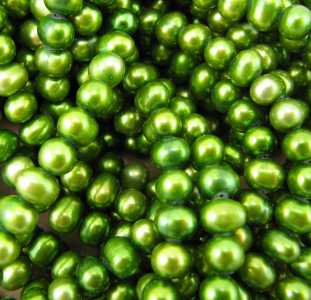 Perla coltivata patatina verde vivo