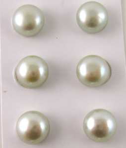 Perle coltivate fondo piatto verde chiarissimo  Hover