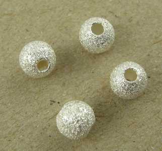 Perlina diamantata 5 mm ag925 