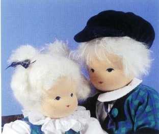 Lana mohair per parrucche bambole biondo cenere   Hover