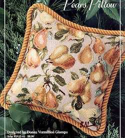 Pear Pillow Donna Vermillion Giampa  Hover