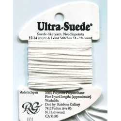 Ultra suede Rainbow Gallery white