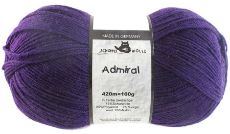 Schoppel Wolle Admiral colore 3693 Prugna