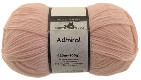 Schoppel Wolle Admiral colore 7810 Rosa chiarissimo