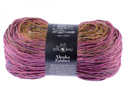 Alpaka Zauber Schoppel Wolle colore 2359 Cicerchia