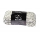 El Linio Schoppel Wolle colore Bianco Melange 990