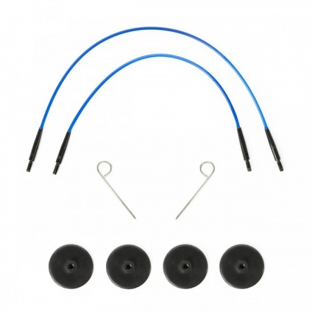Set Cavetti Denim intercambiabile KnitPro per ferri circolari 17 e 20 cm