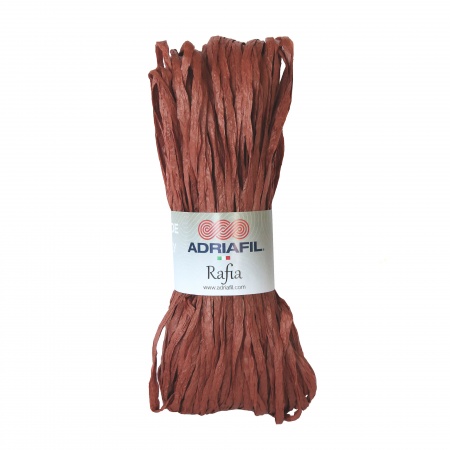 Rafia naturale Adriafil colore 52 Terra Bruciata