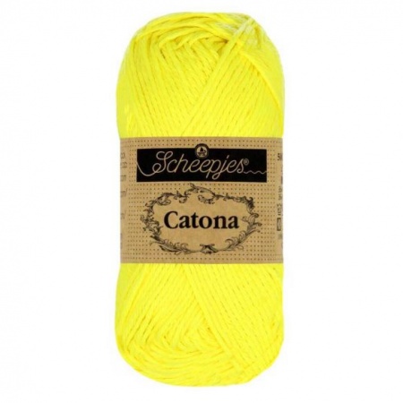 SCHEEPJES Catona 100% Cotone colore Neon Yellow 601