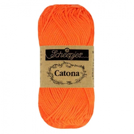 SCHEEPJES Catona 100% Cotone colore Neon Orange 603