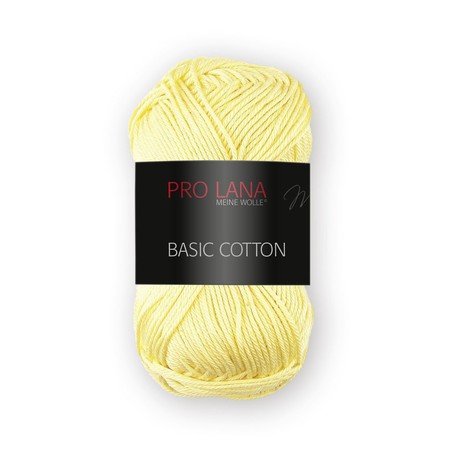Basic Cotton colore 21 giallo chiaro