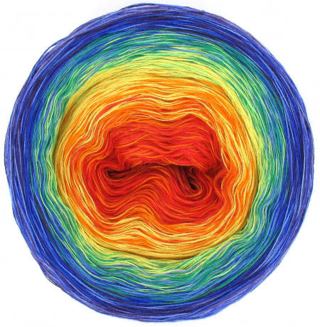 Super Mega Ciambella Gradient in Cotone colore Arcobaleno